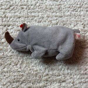 Spike the rhino beanie baby